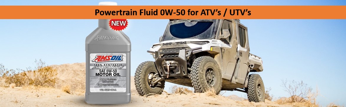 ATV UTV Powertrain fluid 0W-50
