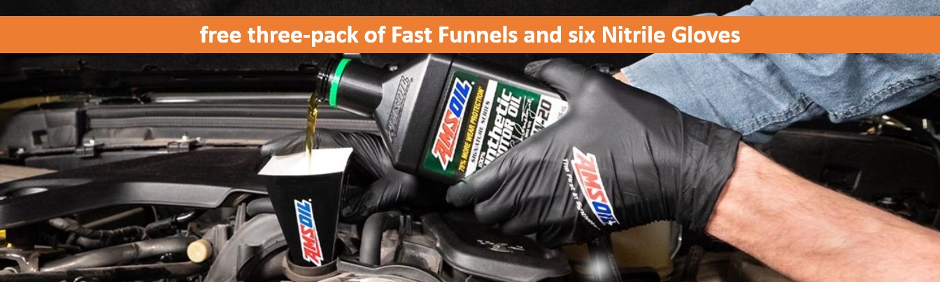 fast funnels and nitrile gloves