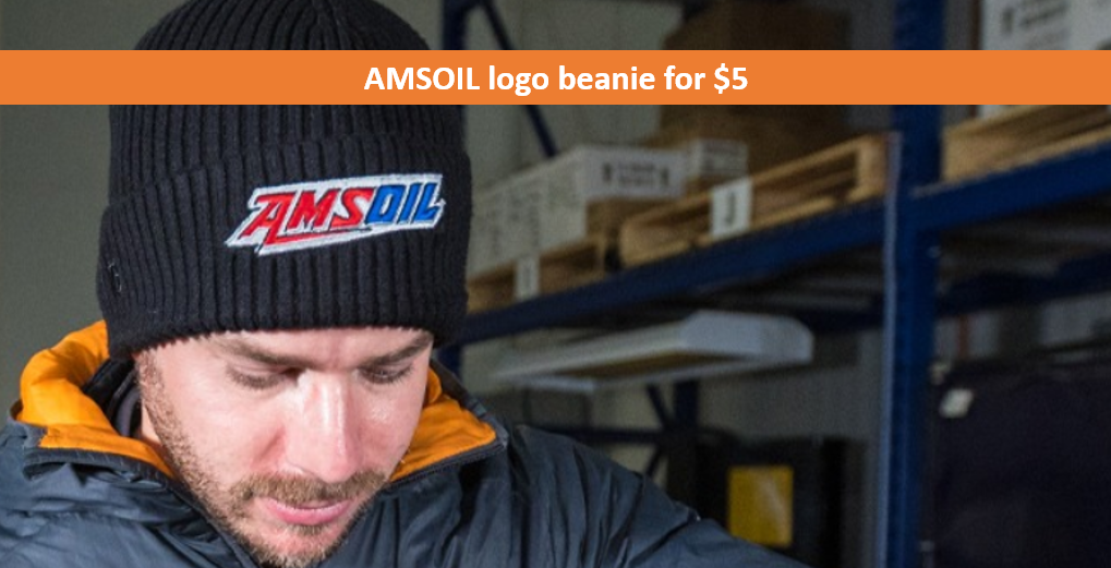 AMSOIL logo beanie