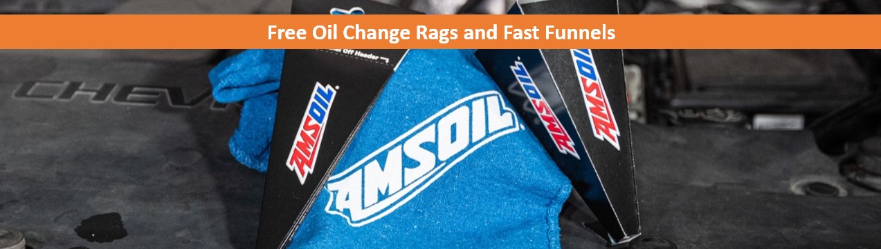 Oil change shop rags promo offer