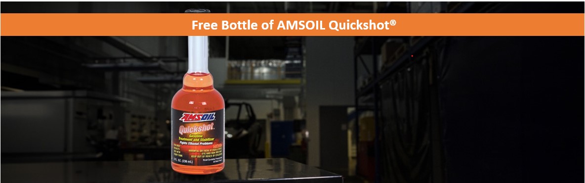 AMSOIL Quickshot® fuel additive promo offer